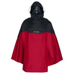 Poncho VAUDE Covero II. Czarne kurtki sportowe Vaude, bez wzorów, bez kaptura, rowerowe. Za 284.05 zł.