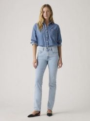 Levi's Dżinsy "724" - Slim fit - w kolorze błękitnym rozmiar: W31/L30. Niebieskie jeansy Levi's®, l, z aplikacjami, z podwyższonym stanem. Za 194.95 zł.