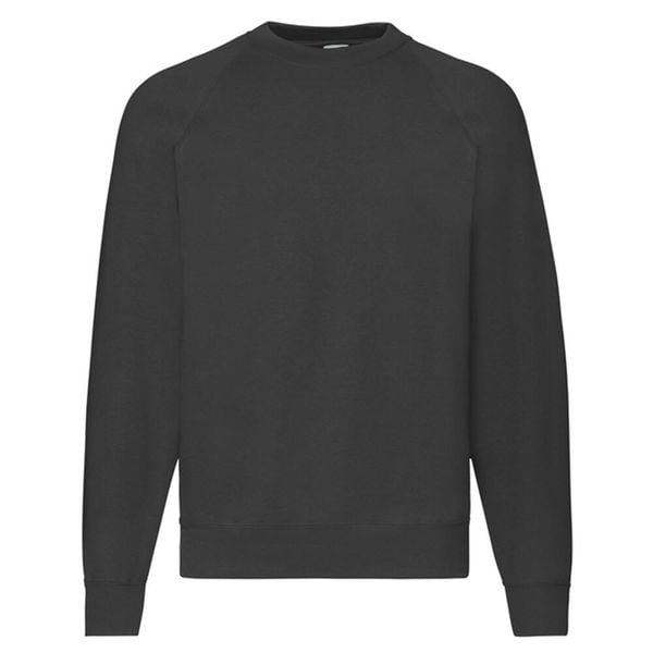 Klasyczna Bluza Raglanowa Unisex Dla Dorosłych. Fioletowe bluzy FRUIT OF THE LOOM, m, bez wzorów, z bawełny, z kapturem. Za 88.99 zł.