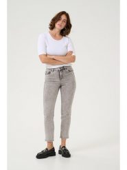 Kaffe Dżinsy - Slim fit - w kolorze szarym rozmiar: 36. Szare jeansy Kaffe, bez wzorów, z podwyższonym stanem. Za 146.95 zł.