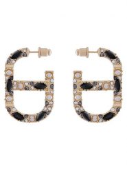 TWINSET Kolczyki 251TO5060 Czarny. Czarne kolczyki Twinset, metalowe. Za 279.99 zł.
