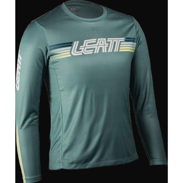 Bluza rowerowa damska Leatt Jersey MTB Enduro 4.0. Niebieskie bluzy LEATT, s, bez wzorów, z jersey, bez kaptura. Za 293.99 zł.