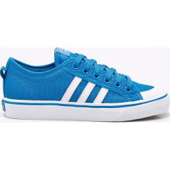 Adidas Originals - Buty Nizza. Niebieskie obuwie sportowe Adidas Originals, z gumy, bez zapięcia. W wyprzedaży za 199.90 zł.