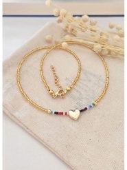 Atelier MIU Pozłacany naszyjnik - dł. 45 cm rozmiar: onesize. Żółte naszyjniki Atelier MIU, pozłacane. Za 34.99 zł.