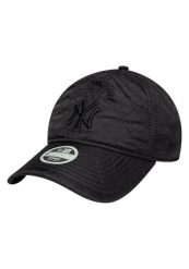 Czapka New Era Wmns Padded 9Twenty Neyyan Damskie. Czarne czapki New Era, bez wzorów, z materiału. Za 201.99 zł.