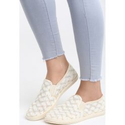 Beżowe Espadryle People Talking. Brązowe espadryle Born2be, bez wzorów, bez zapięcia. Za 24.99 zł.