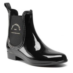 Kalosze KARL LAGERFELD. Czarne kalosze KARL LAGERFELD, bez wzorów. Za 429.99 zł.