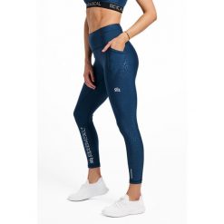 Legginsy fitness damskie Rough Radical Speed X. Niebieskie legginsy ROUGH RADICAL, m, bez wzorów. W wyprzedaży za 144.42 zł.