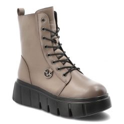 Szare Botki Vinceza Ocieplane Buty Damskie Na Platformie. Szare botki VINCEZA, na zimę, bez wzorów, przed kolano, bez obcasa, na platformie, bez zapięcia. Za 161.99 zł.