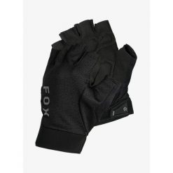 Rękawiczki rowerowe damskie Fox Ranger Glove Gel Short. Czarne rękawiczki FOX, bez wzorów, sportowe. Za 140.99 zł.