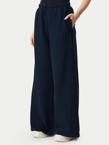 Tommy Jeans Spodnie dresowe Script DW0DW23398 Granatowy Wide Leg. Niebieskie spodnie dresowe Tommy Jeans, l, bez wzorów, z bawełny. Za 449.99 zł.