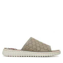 Klapki Go Soft. Szare klapki GO SOFT, bez wzorów, bez obcasa. Za 119.99 zł.