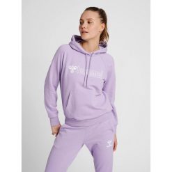 Damska bluza z kapturem Hummel Noni 2.0. Fioletowe bluzy Hummel, m, bez wzorów, z bawełny, z kapturem. Za 203.50 zł.