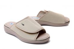 BEFADO DR ORTO 078D 003 beżowy, klapki profilaktyczne damskie. Brązowe klapki Befado Dr Orto, bez wzorów, bez obcasa. Za 124.90 zł.