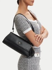 Guess Torebka Isobel HWBG99 32210 Czarny. Czarne torebki klasyczne Guess, z aplikacjami, ze skóry, bez dodatków. Za 324.99 zł.