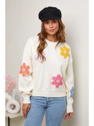 Soft Cashmere Sweter w kolorze kremowym rozmiar: 34/36. Brązowe swetry Soft Cashmere, bez wzorów, bez ramiączek. Za 101.23 zł.
