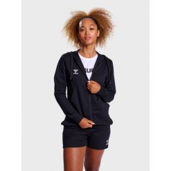 Bluza sportowa bawełniana z kapturem Hummel GO 2.0 Zip Hoodie Woman r. XSBluza s. Czarne bluzy Hummel, s, bez wzorów, z bawełny, z kapturem. Za 199.00 zł.