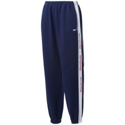 Spodnie damskie Reebok Te Linear Logo. Niebieskie spodnie dresowe Reebok, xl, bez wzorów. Za 216.72 zł.