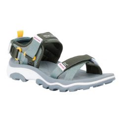 Sandały Damskie Blaze. Zielone sandały Regatta, bez wzorów, z gumy, sportowe, z otwartym noskiem, bez obcasa, bez zapięcia. Za 234.99 zł.