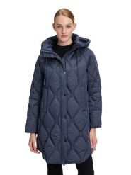 Betty Barclay Płaszcz pikowany w kolorze granatowym rozmiar: 36. Niebieskie płaszcze Betty Barclay, bez wzorów, bez kaptura. Za 358.48 zł.