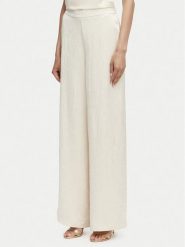 Guess Spodnie materiałowe W6GB2 8W2103 Beżowy jasny Wide Leg. Brązowe spodnie materiałowe Guess, m, z aplikacjami, z materiału. Za 474.99 zł.