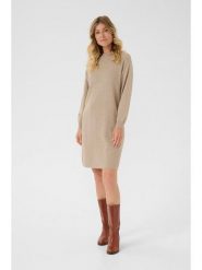 Cream Sukienka dzianinowa w kolorze beżowym rozmiar: S. Brązowe sukienki Cream, na co dzień, s, bez wzorów, z dzianiny, klasyczne, bez kołnierzyka, bez ramiączek, mini, proste. Za 152.99 zł.
