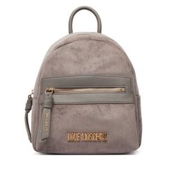 Plecak LOVE MOSCHINO. Szare plecaki Love Moschino, bez wzorów. Za 949.99 zł.