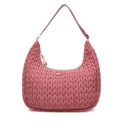Torebka Tommy Jeans. Czerwone shopper Tommy Jeans, bez wzorów, z jeansu, bez dodatków. Za 469.99 zł.