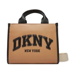 Torebka DKNY. Brązowe torebki klasyczne DKNY, bez wzorów, bez dodatków. Za 569.99 zł.