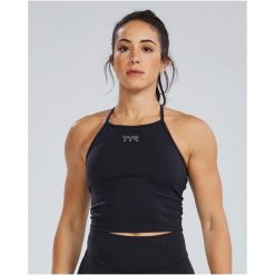 Koszulka damska TYR JL THIN STRP TANK. Niebieskie bluzki TYR, bez wzorów, bez kołnierzyka, bez ramiączek. Za 349.98 zł.