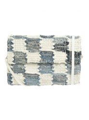 BLE Torebka w kolorze kremowo-niebieskim - 30 x 20 x 6 cm rozmiar: onesize. Brązowe torby na ramię BLE, bez wzorów, z materiału, na ramię, bez dodatków. Za 45.45 zł.