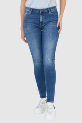 7 FOR ALL MANKIND Jeansy z przetarciami HW SKINNY SLIM ILLUSION Outline. Niebieskie jeansy 7 for all mankind, s, bez wzorów. W wyprzedaży za 528.00 zł.