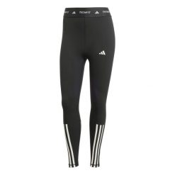 Damskie legginsy 7/8 adidas Techfit 3-Stripes. Czarne legginsy Adidas, xl, bez wzorów, z materiału. Za 238.45 zł.