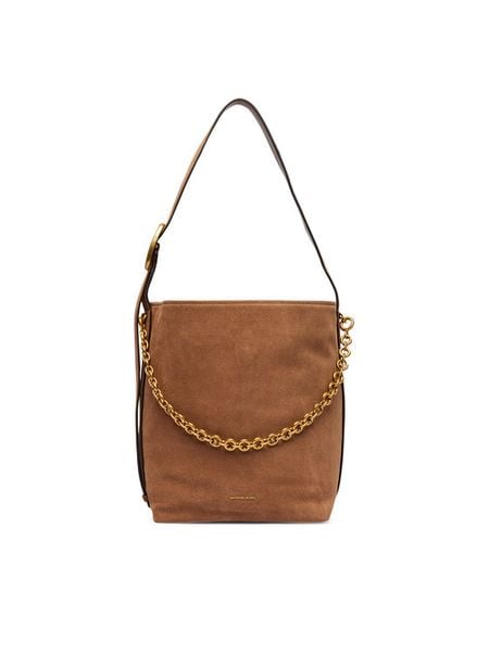 MICHAEL Michael Kors Torebka 30T6AUEM8S Brązowy. Brązowe torebki klasyczne MICHAEL Michael Kors, bez wzorów, ze skóry, bez dodatków. Za 1,779.00 zł.