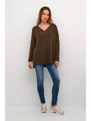 CULTURE Sweter w kolorze brązowym rozmiar: XL. Brązowe swetry Culture, xl, bez wzorów, bez ramiączek. Za 131.12 zł.