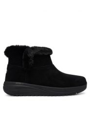 Skechers Śniegowce Waterproof Relaxed Fit: On-The-GO Stellar - Cozy Step 144745/BBK Czarny. Czarne trapery i śniegowce Skechers. Za 429.99 zł.