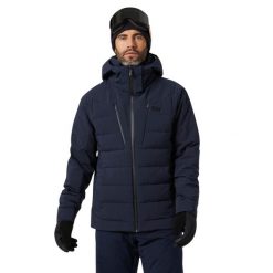 Kurtka narciarska Helly Hansen Rivardige infinity. Niebieskie kurtki narciarskie Helly Hansen, xl, bez wzorów, bez kaptura, narciarskie. W wyprzedaży za 2,809.00 zł.