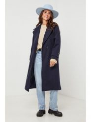 L'armoire de Suzette Płaszcz przejściowy w kolorze granatowym rozmiar: 36. Niebieskie płaszcze L'armoire de Suzette, l, bez wzorów, bez kaptura. Za 143.99 zł.