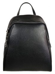 Florence Bags Skórzany plecak "Lacona" w kolorze czarnym - 34 x 28 x 16 cm rozmiar: onesize. Czarne plecaki Florence Bags, bez wzorów, z materiału. Za 347.99 zł.