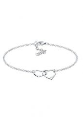 Elli DIAMONDS Damskie serce spleciona miłość z diamentem (0.015 ct.) w srebrze próby 925 Sterling Silver Bransoletki 1 ct. Szare bransoletki Elli DIAMONDS, z diamentem, srebrne. Za 323.99 zł.