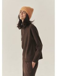 TATUUM Sweter "Farni" w kolorze ciemnobrązowym rozmiar: L. Brązowe swetry Tatuum, l, bez wzorów, bez ramiączek. Za 147.45 zł.