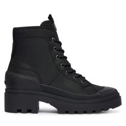 Trapery Pepe Jeans. Czarne trapery i śniegowce Pepe Jeans, z jeansu. Za 499.99 zł.
