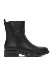 Clara Barson Botki CEO-WS6371-03 Czarny. Czarne botki Clara Barson, bez wzorów, z materiału, bez obcasa, na płaskiej podeszwie, bez zapięcia. Za 149.99 zł.