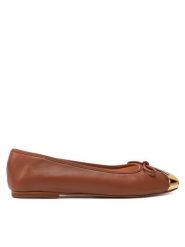 Liu Jo Baleriny Dafne 01 SF4089 PX460 Brązowy. Brązowe baleriny Liu Jo, bez wzorów, ze skóry, bez obcasa. Za 319.99 zł.