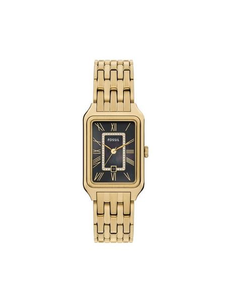 Fossil Zegarek Raquel ES5417 Złoty. Żółte, analogowe zegarki Fossil, złote. Za 979.99 zł.