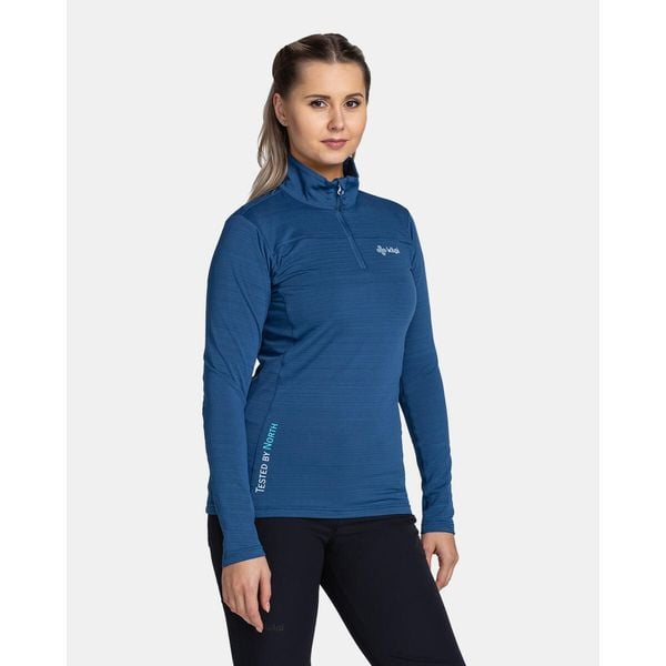 Damska bluza techniczna Kilpi MONTALE-W. Niebieskie bluzy Kilpi, bez wzorów, z materiału, bez kaptura. Za 215.49 zł.