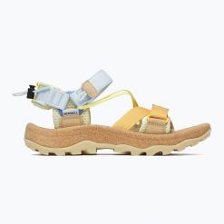 Sandały damskie Merrell Speed Fusion Sport RMX. Brązowe sandały Merrell, bez wzorów, sportowe, bez obcasa, bez zapięcia. Za 339.99 zł.