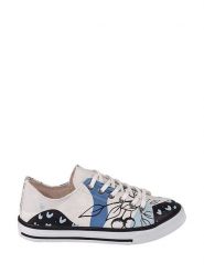 Streetfly Sneakersy w kolorze kremowo-niebieskim ze wzorem rozmiar: 39. Brązowe trampki Streetfly, bez wzorów, z materiału, bez zapięcia. Za 191.45 zł.