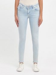 LTB Dżinsy "Maxime" - Slim fit - w kolorze błękitnym rozmiar: W30/L30. Niebieskie jeansy LTB, l, z aplikacjami. Za 158.47 zł.