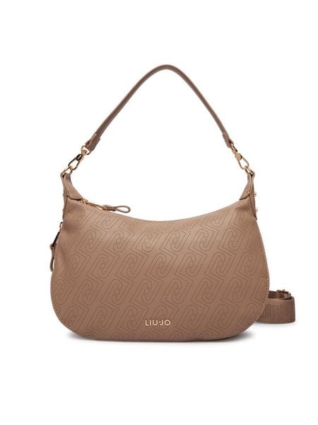 Liu Jo Torebka AA6133 ES026 Beżowy. Brązowe torebki klasyczne Liu Jo, bez wzorów, ze skóry, bez dodatków. Za 359.99 zł.